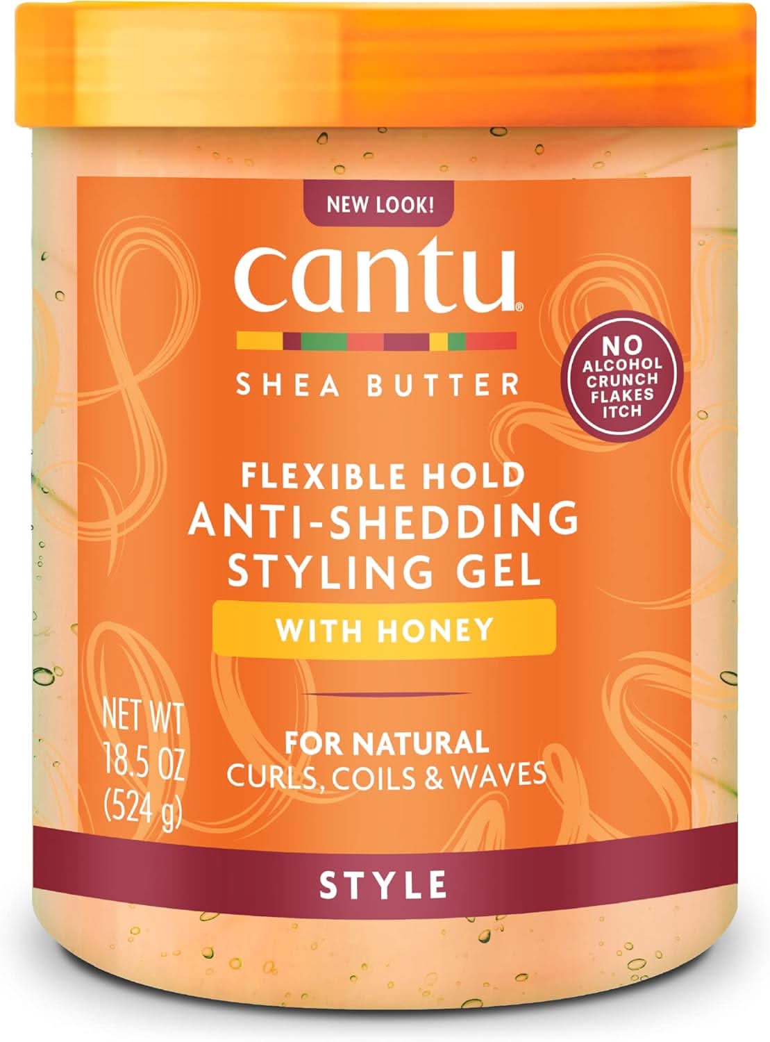 Cantu Maximum Hold Anti-Shedding Styling Honey Gel 524g-Gel-Beauty and hair supply