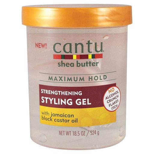 Cantu Maximum Hold Strengthening Jamaican Black Castor Oil Styling Gel 524g - Beauty and Hair Supply