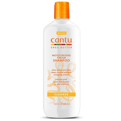 Cantu Moisturising Cream Shampoo 400ml-Moisturising Shampoo-Beauty and hair supply
