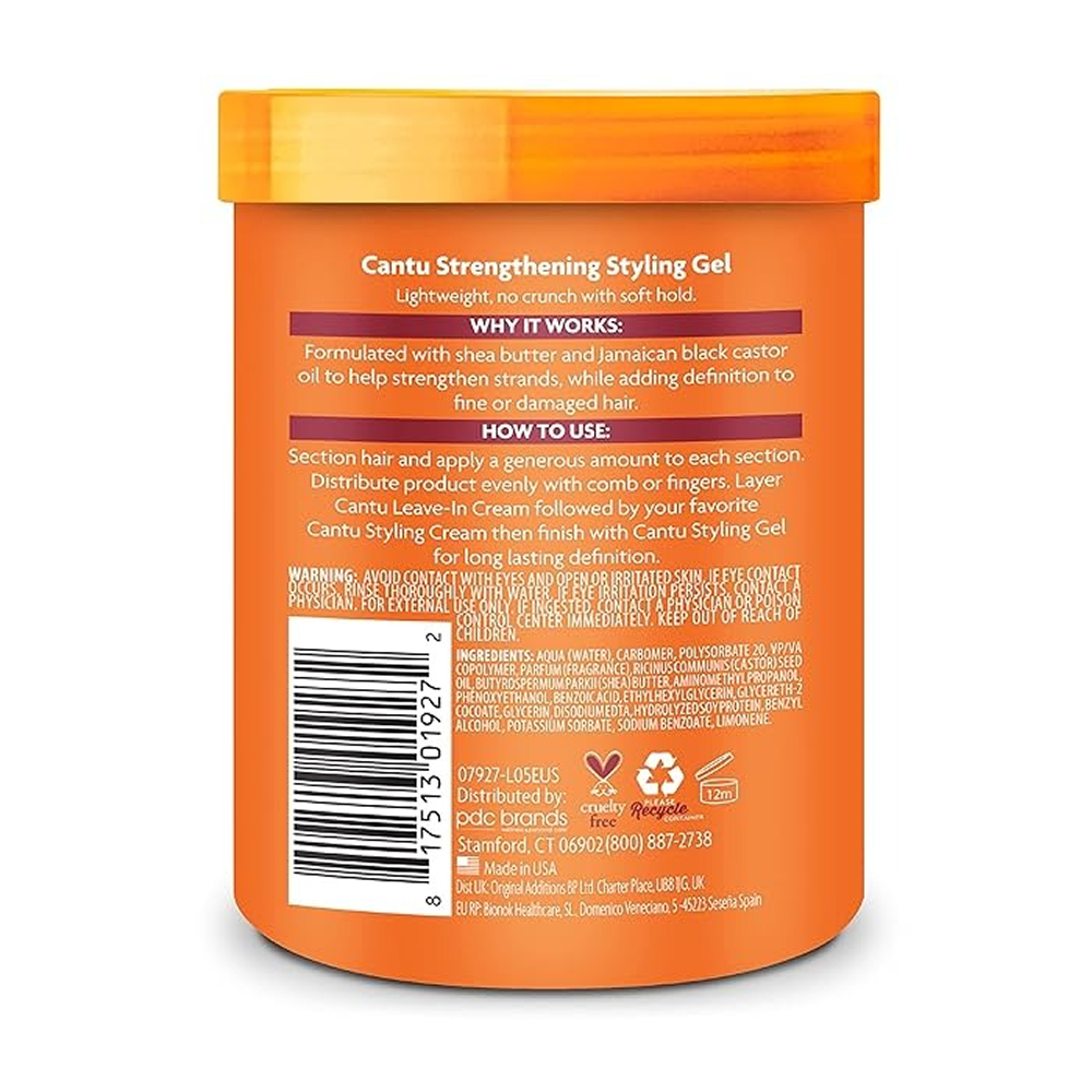 Cantu Natural Styling Gel Jamaican Black Castor Oil Braiding 18.25oz-All-Beauty and hair supply