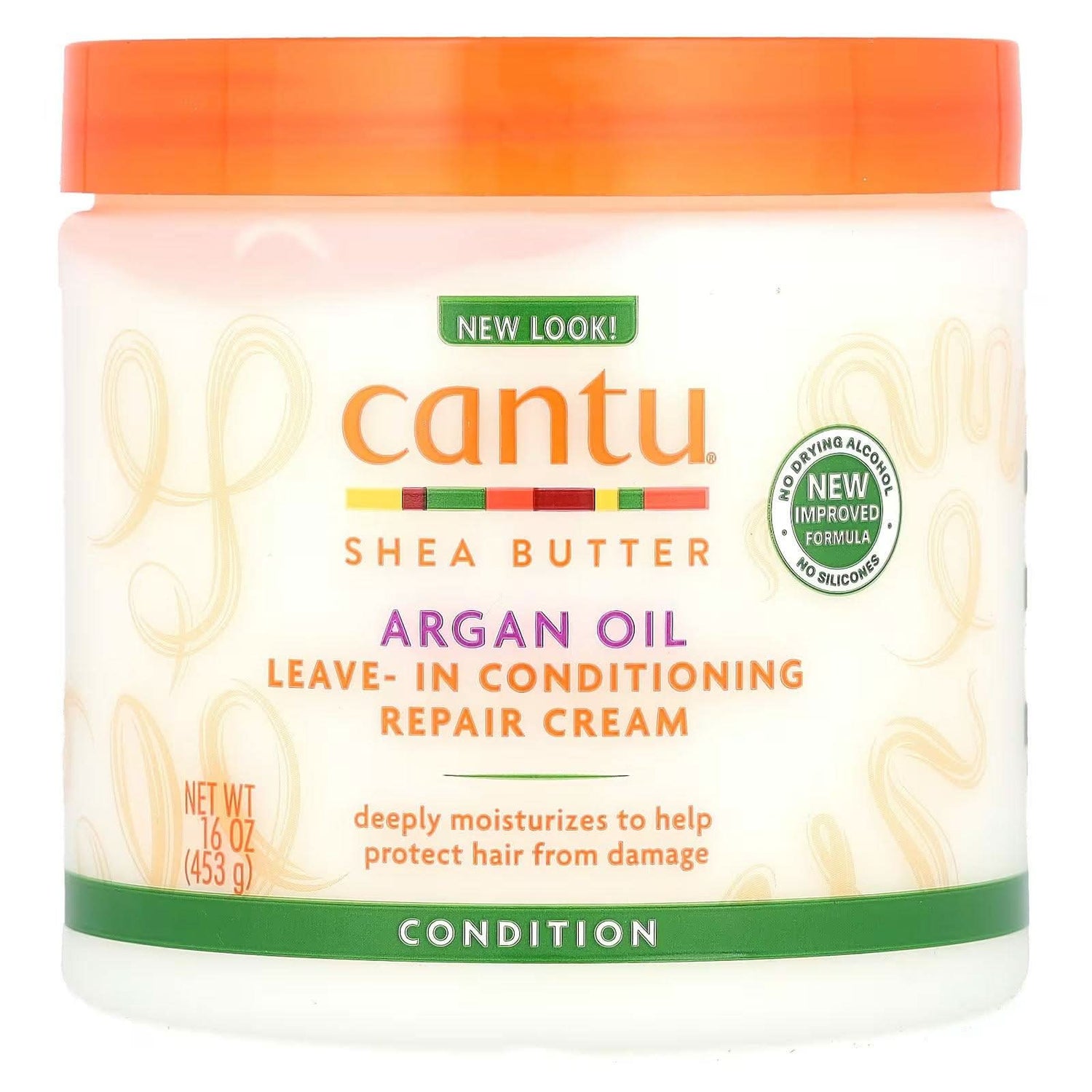 Cantu Shea Butter Argan Oil Leave-In Conditioning Repair Cream 453g-Leave-In Conditioner-Beauty and hair supply