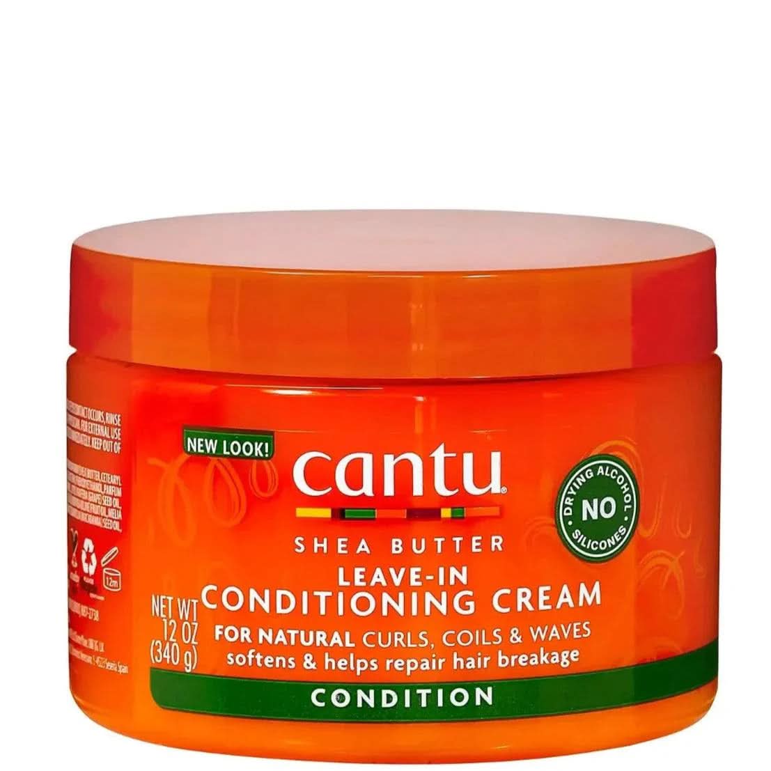 Cantu Shea Butter for Natural Hair Leave-In Conditioning Cream 340g-Leave-in Cream-Beauty and hair supply