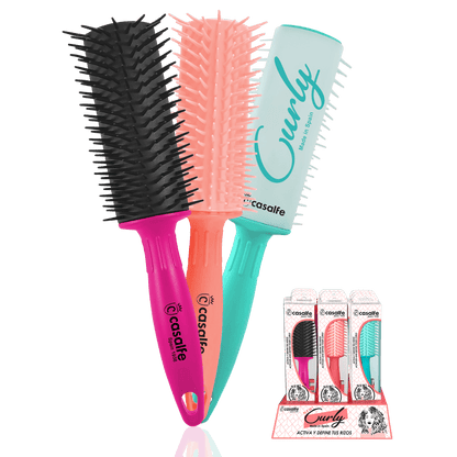 Casalfe Curly Pro Brush. Activates Your Curls-Styling Brush-Beauty and hair supply