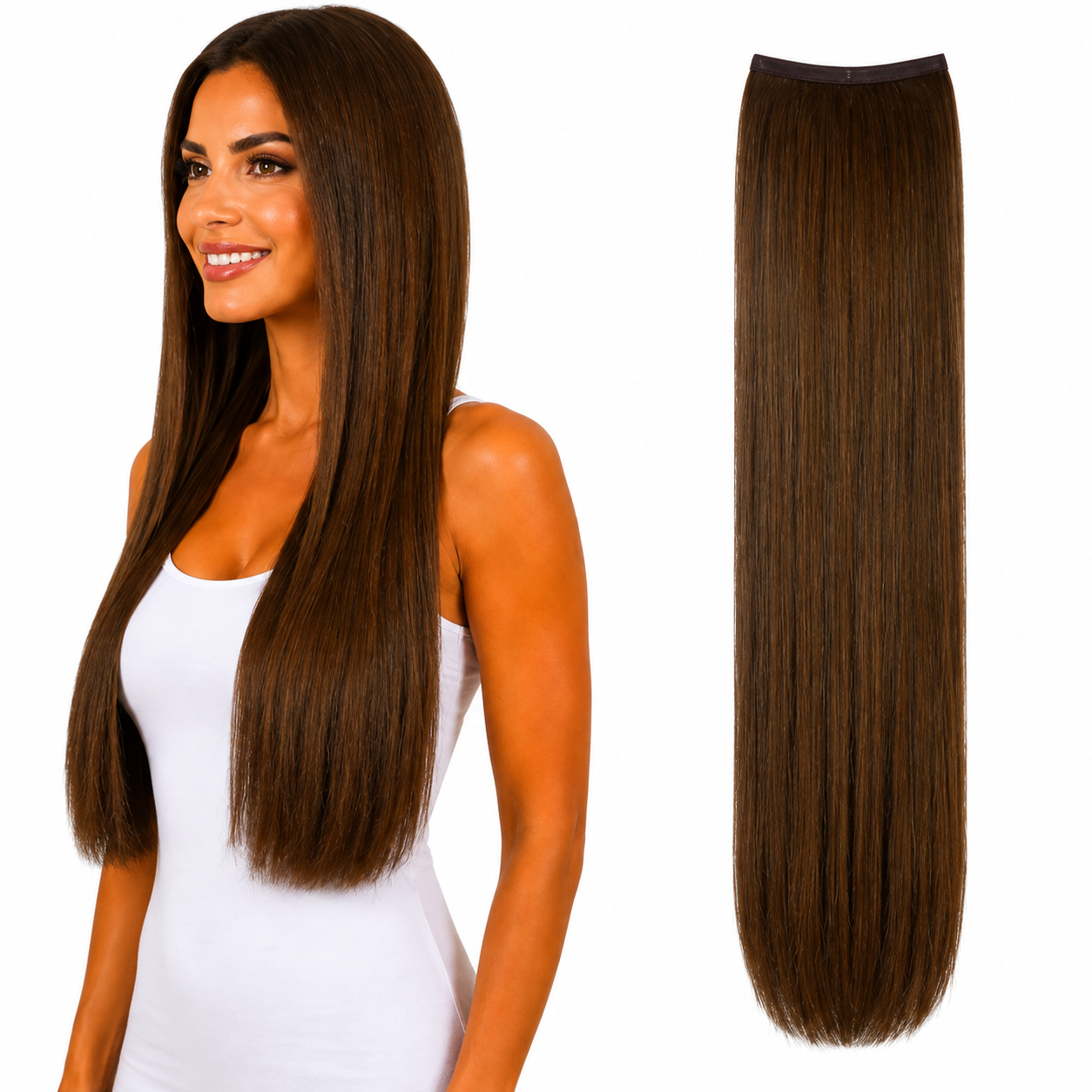 Ei Luxury 100% Human Hair 7 Pcs Clip-in Extensions 22"