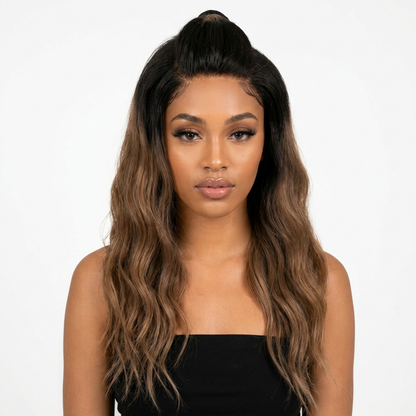 Station Style Lace Somara Super Volume Lace wig With Natural Baby Hair Line