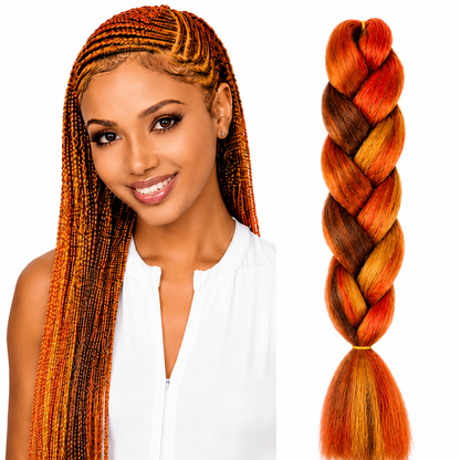 X-Pression Ultra Braids Non-Stretched Kanekalon Braiding Hair 82"