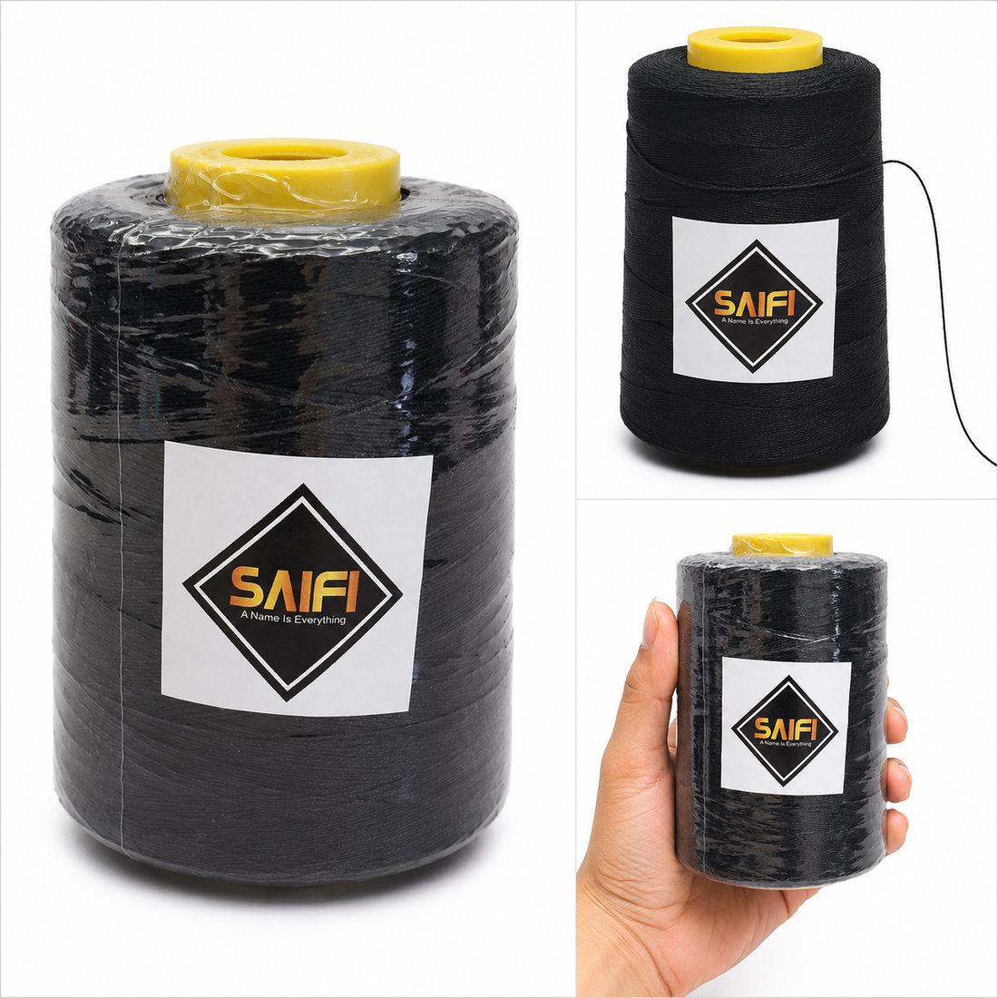 SAIFI Weaving Thread (Black - Large)