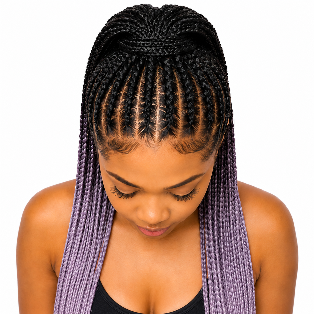 X-Pression Pre-Stretched Braiding Hair 2X Pack, 24"