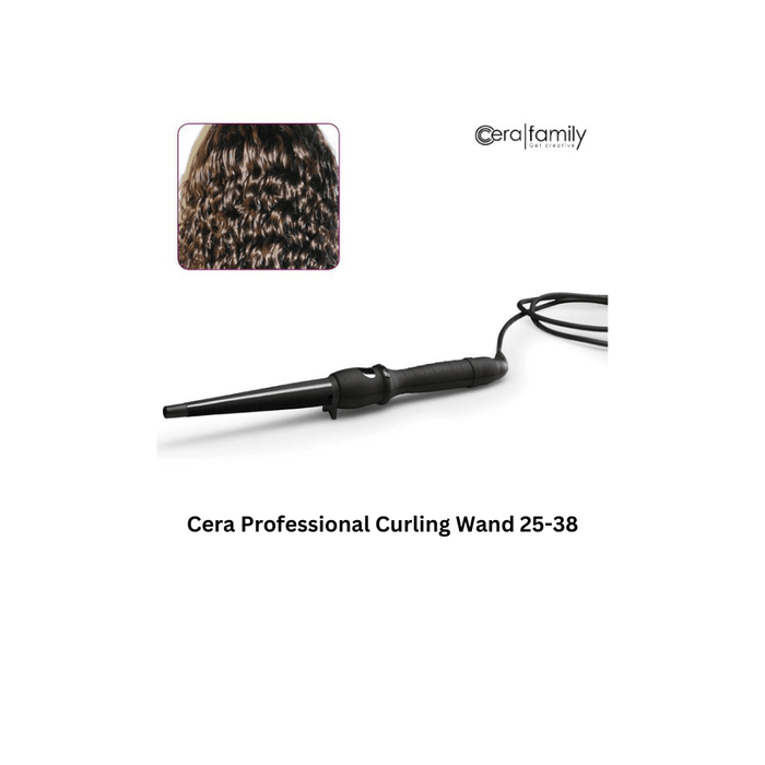 Cera Professional Curling Wand 25-38 - Beauty and Hair Supply