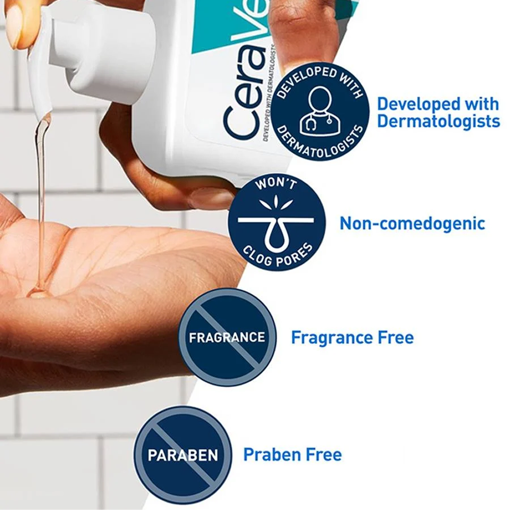 Cerave Acne Cleansing Gel 237ml-Gel Cleanser-Beauty and hair supply