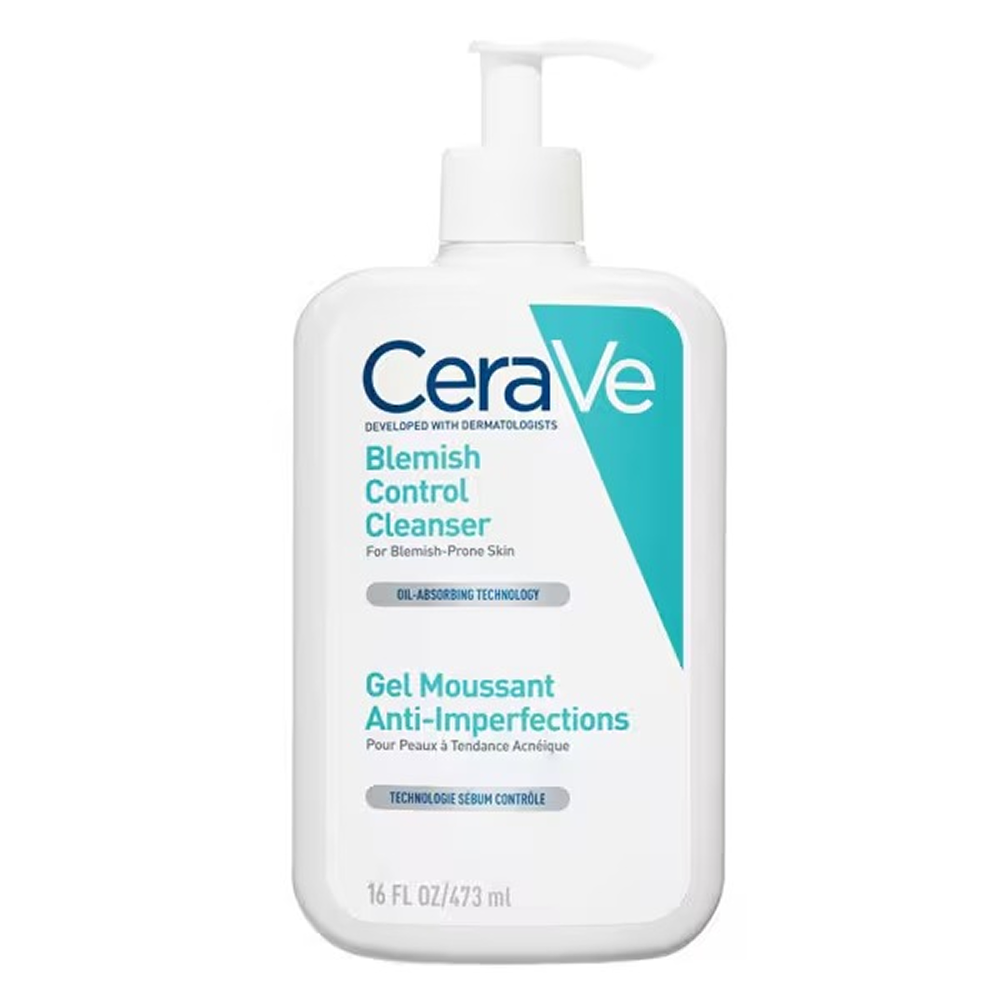 Cerave Blemish Control Face Cleanser with 2% Salicylic Acid and Niacinamide 473ml-Gel Cleanser-Beauty and hair supply