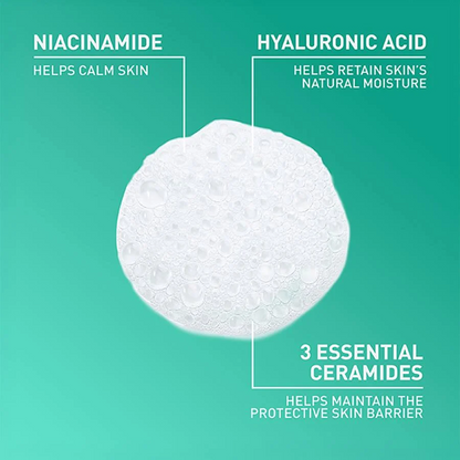 Cerave Foaming Cleanser For Normal To Oily Skin 473ml-Foam Cleanser-Beauty and hair supply