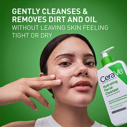 Cerave Hydrating Cleanser Hydrating Facial Cleanser 236ml-Cream Cleanser-Beauty and hair supply