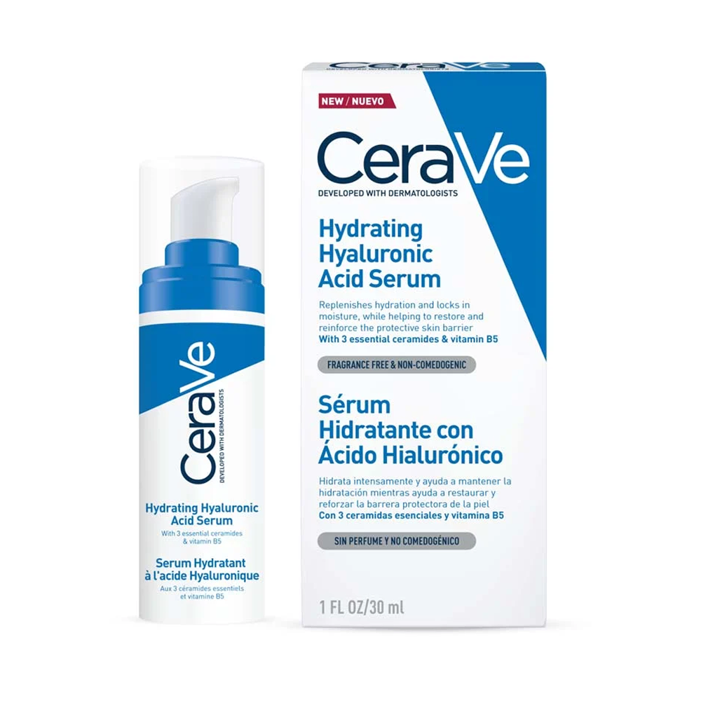 Cerave Hydrating Hyaluronic Acid Serum 30ml-Hyaluronic Serum-Beauty and hair supply
