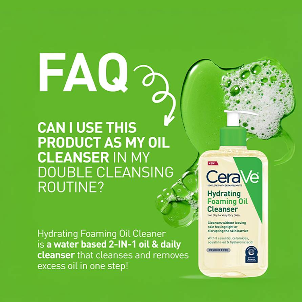CeraVe - Hydrating Oil-to-Foam Luminous Cleanser 473ml-Gel Cleanser-Beauty and hair supply