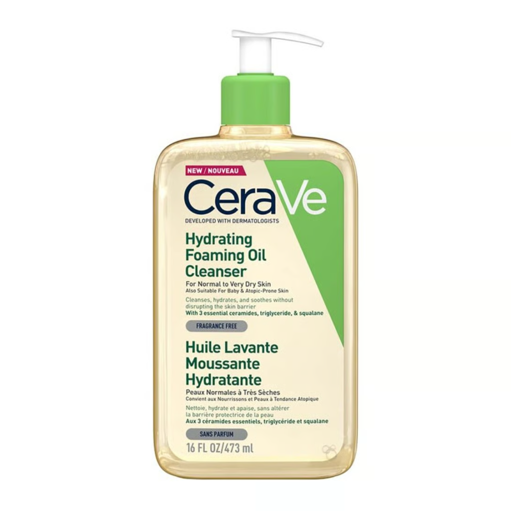 CeraVe - Hydrating Oil-to-Foam Luminous Cleanser 473ml-Gel Cleanser-Beauty and hair supply