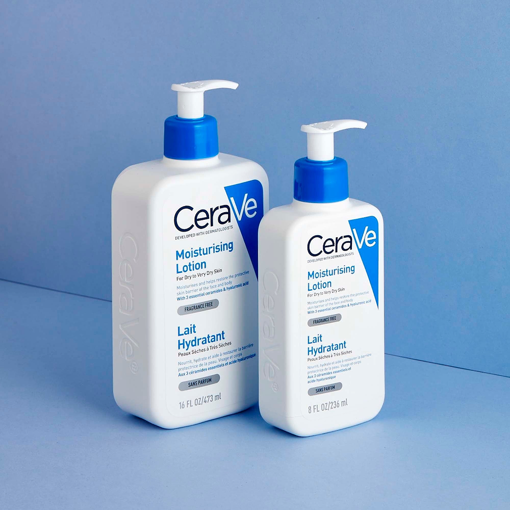 Cerave Moisturising Lotion For Dry And Very Dry Skin 236ml-Collagen Glow Moisturizer-Beauty and hair supply