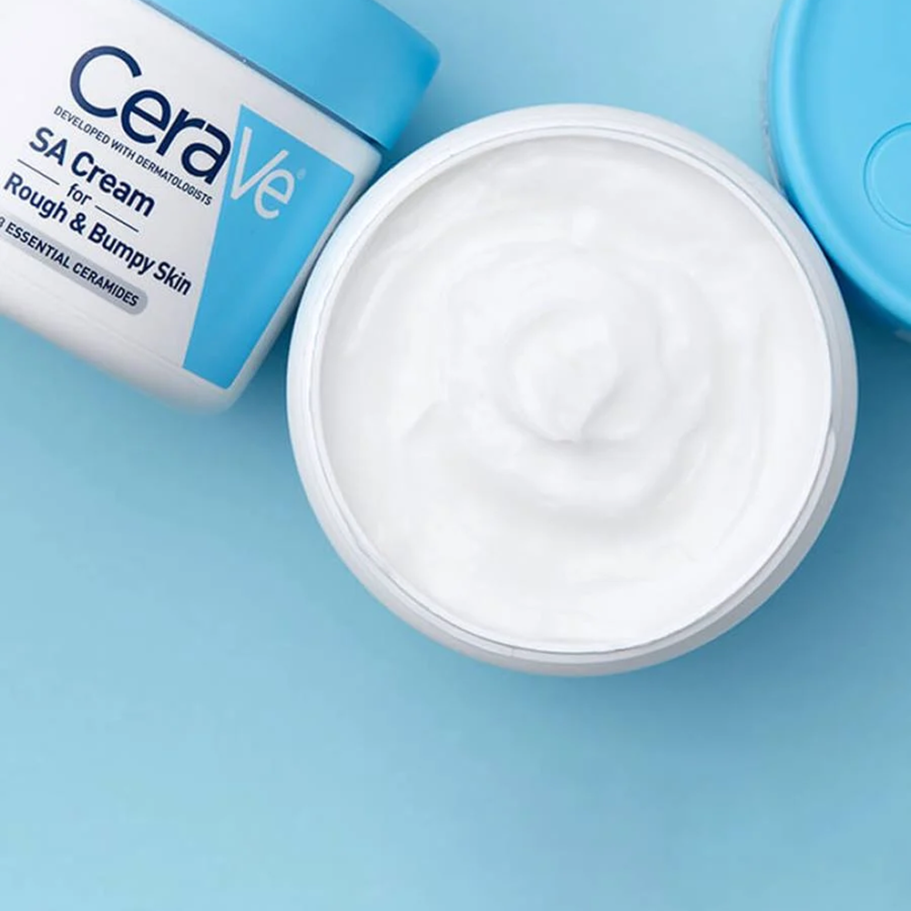 Cerave Sa Smoothing Cream Anti-Roughness 340g-Exfoliating Moisturizer-Beauty and hair supply