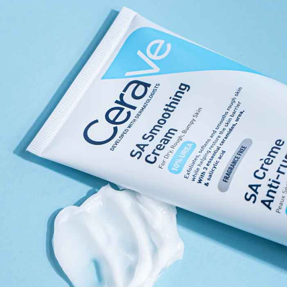 Cerave Sa Smoothing Cream For Dry Skin 177ml-Exfoliator-Beauty and hair supply