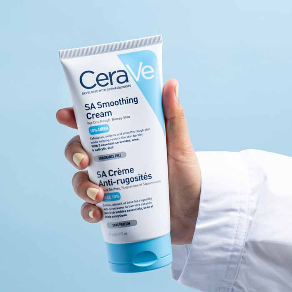 Cerave Sa Smoothing Cream For Dry Skin 177ml-Exfoliator-Beauty and hair supply