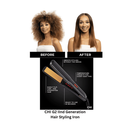 CHI G2 IInd Generation Hair Styling Iron - Beauty and Hair Supply