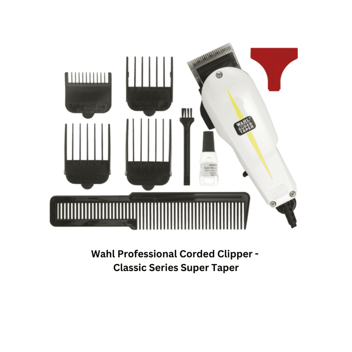 Wahl Professional Corded Clipper - Classic Series Super Taper - Beauty and Hair Supply