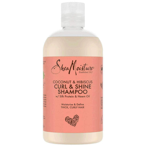 Coconut & Hibiscus Curl & Shine Champú Shea Moisture - Beauty And Hair Supply