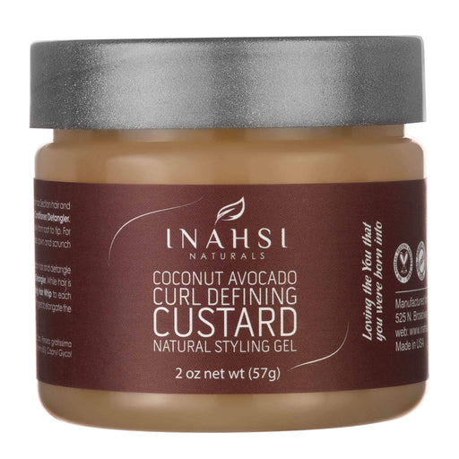 Coconut Avocado Curl Defining Custard Inahsi Naturals - Beauty And Hair Supply