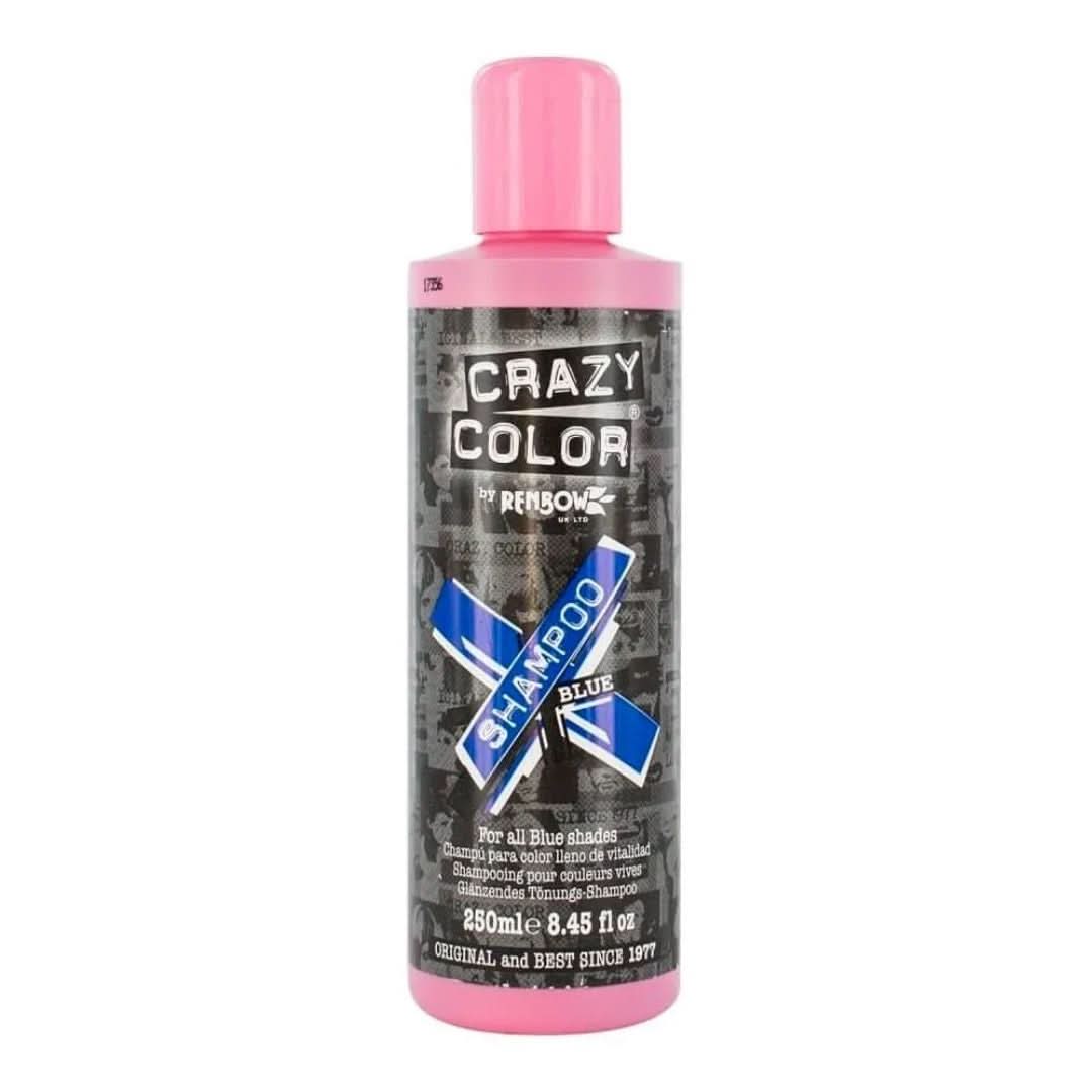 Crazy Color Shampoo Blue 250ml-Toning Shampoo-Beauty and hair supply