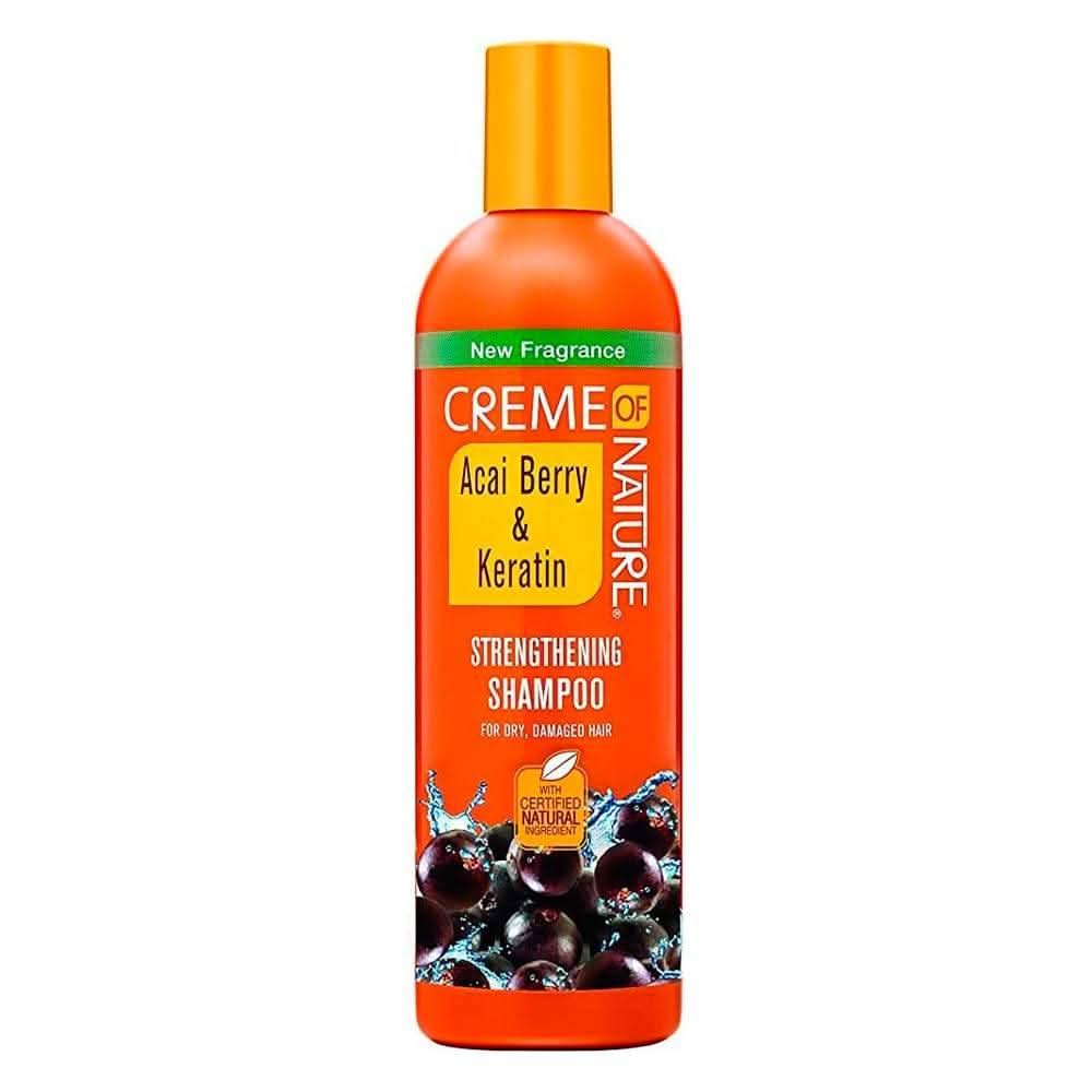 Creme of Nature Acai Berry &amp; Keratin Strengthening Shampoo 235ml-Strengthening Shampoo-Beauty and hair supply