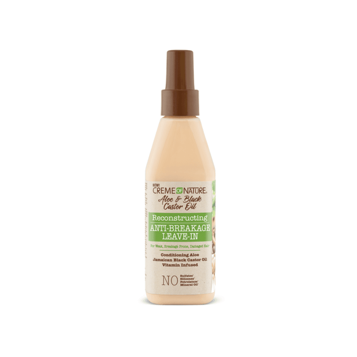 Creme of Nature Aloe & Black Castor Oil Anti Breakage Leave In 236ml - Beauty and Hair Supply