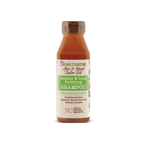 Creme of Nature Aloe & Black Castor Oil Healthy & Long Fortifying Shampoo 355ml - Beauty and Hair Supply