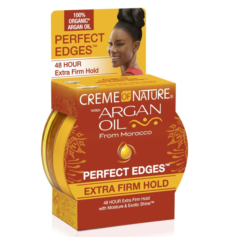Creme of Nature Argan Oil Perfect Edges Extra Firm Hold 2.25oz-All-Beauty and hair supply