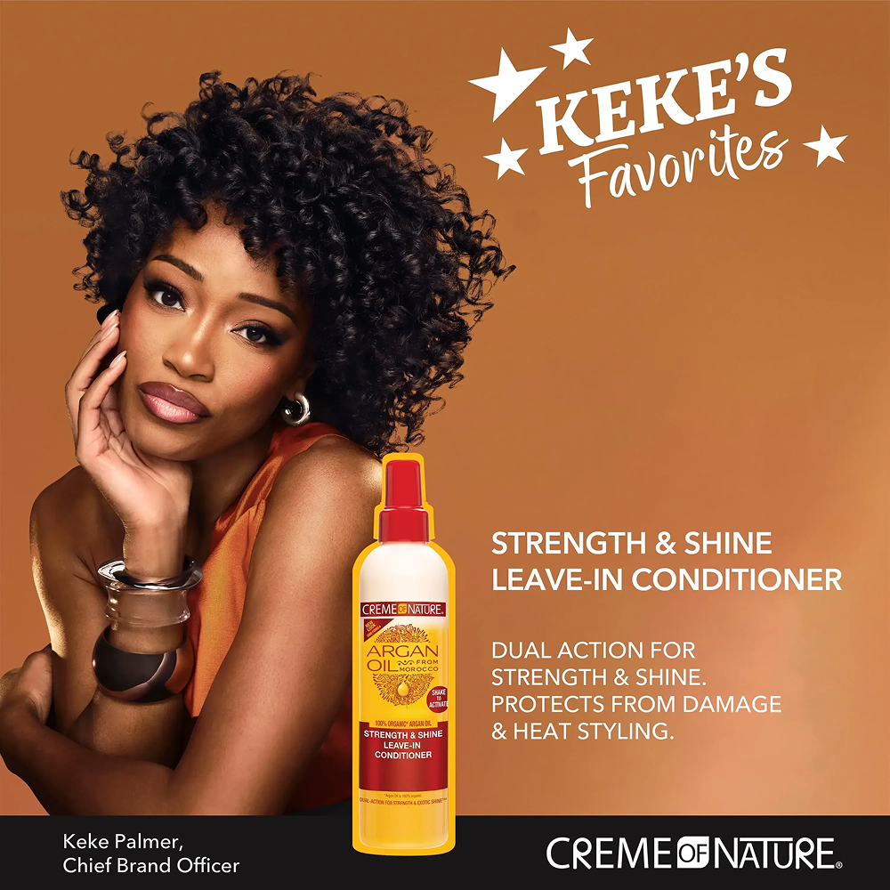 Creme of Nature Argan Oil Shine Leave in Condition 8.45 oz-All-Beauty and hair supply