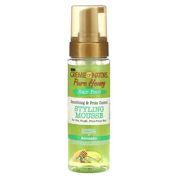 Creme of Nature Pure Honey Hair Food Avocado Mousse 3S 7oz-Styling Mousse-Beauty and hair supply