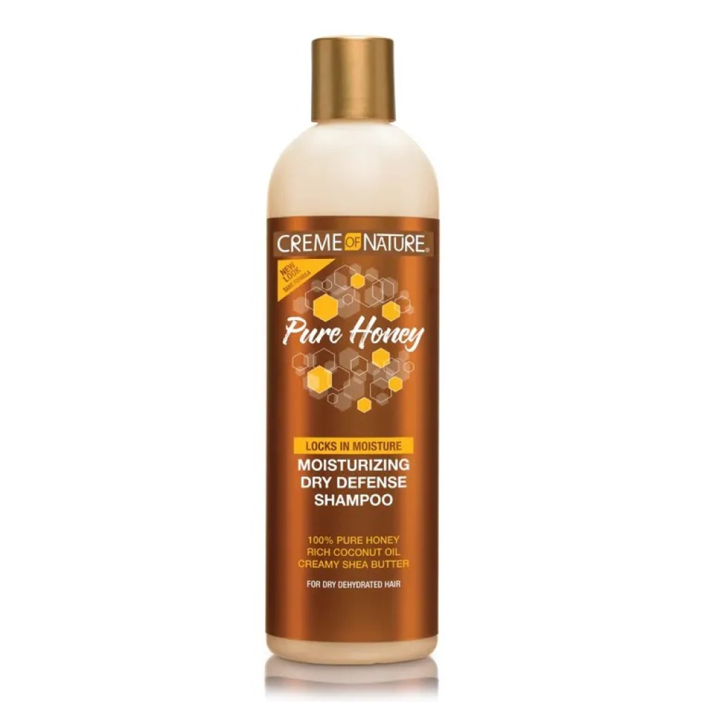 Creme of Nature Pure Honey Moisturizing Dry Defense Shampoo 12oz-All-Beauty and hair supply