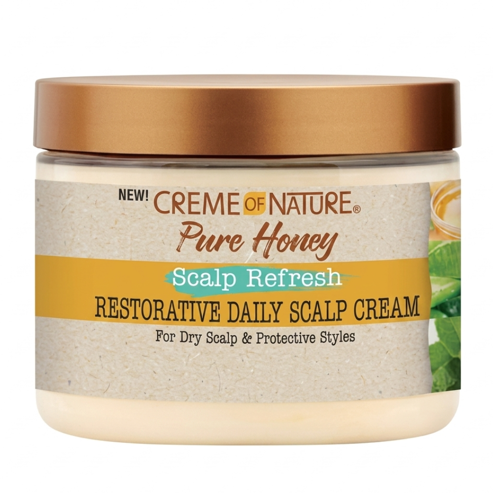 Creme of Nature Pure Honey Scalp Refresh Daily Cream 4.76oz-All-Beauty and hair supply