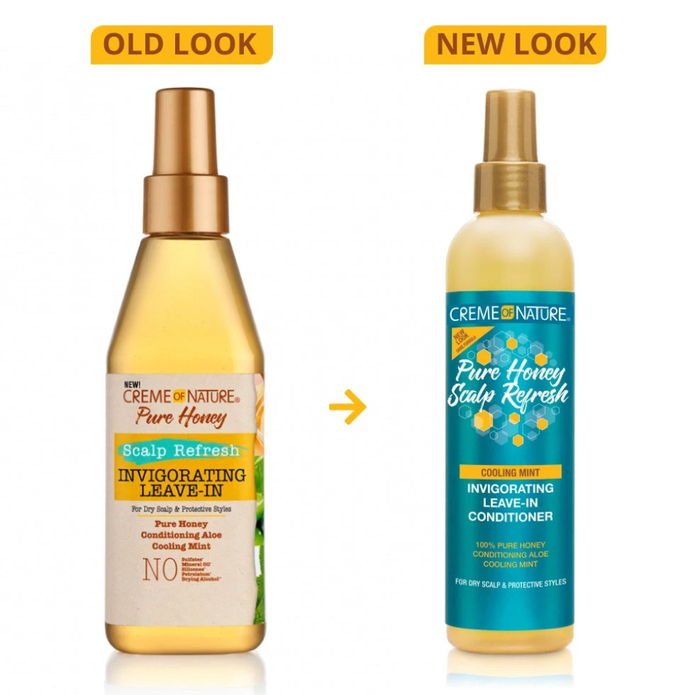 Creme of Nature Pure Honey Scalp Refresh Leave in 8oz-All-Beauty and hair supply