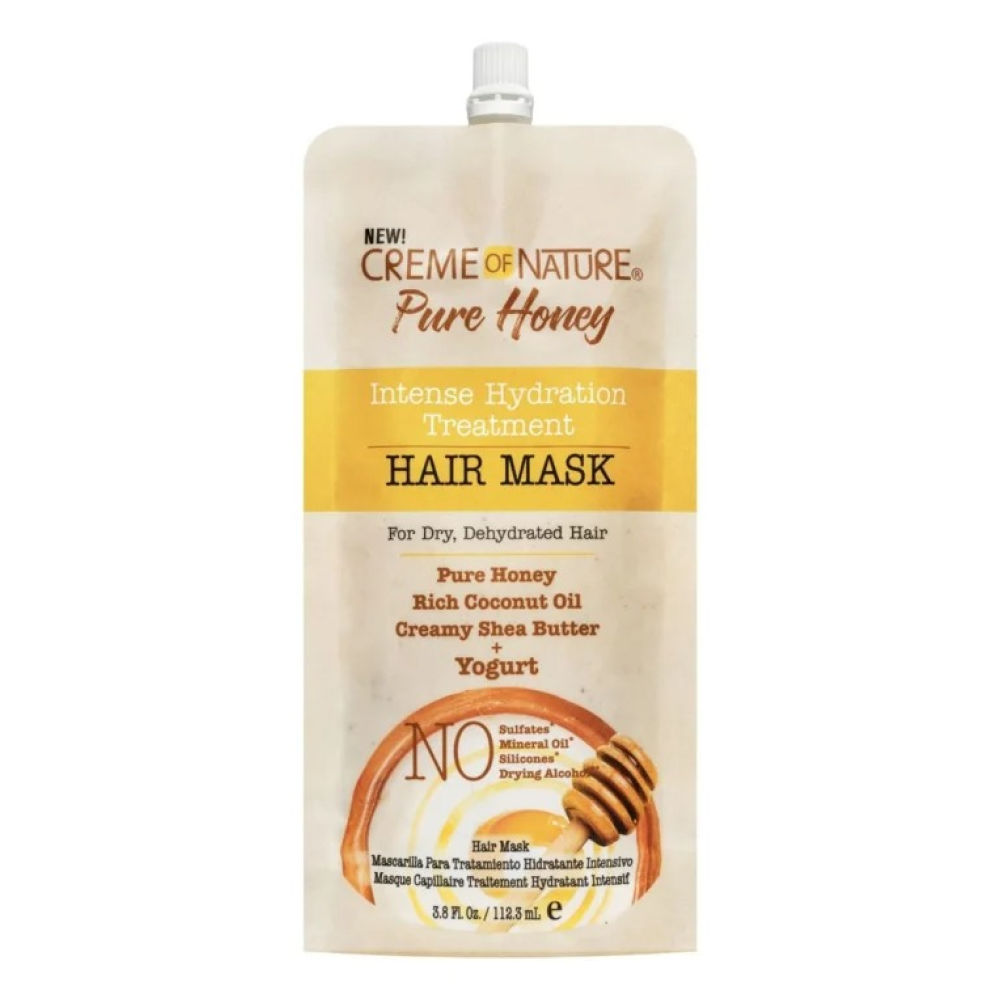 Creme of Nature Pure Honey Yogurt Mask 112ml-Hair Mask-Beauty and hair supply