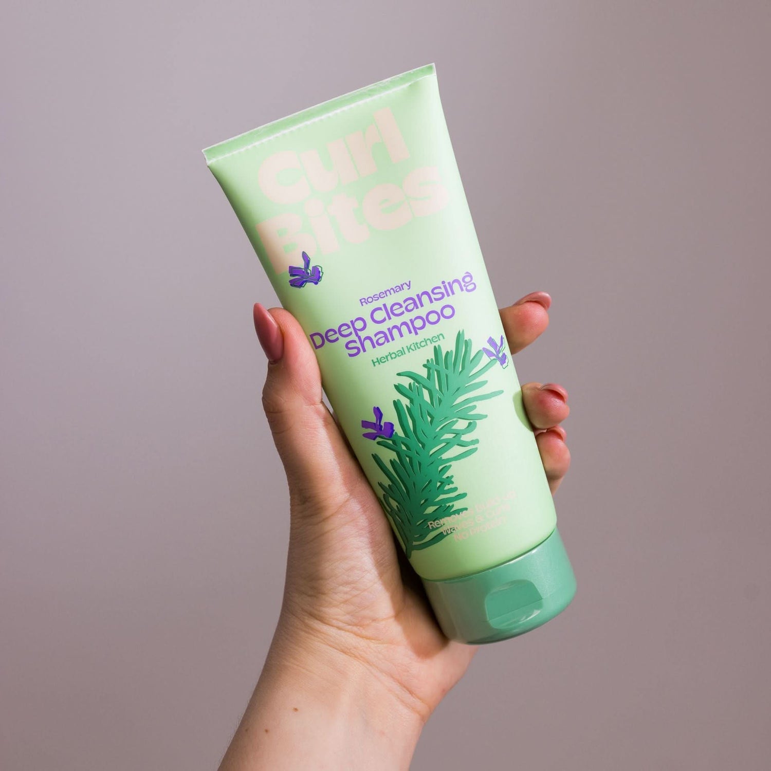 Curl Bites Rosemary Deep Cleansing Shampoo 200ml-Clarifying Shampoo-Beauty and hair supply