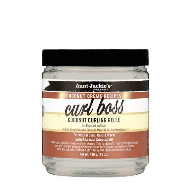 Curl Boss Coconut Curling Gelée Aun Jackie's - Beauty And Hair Supply