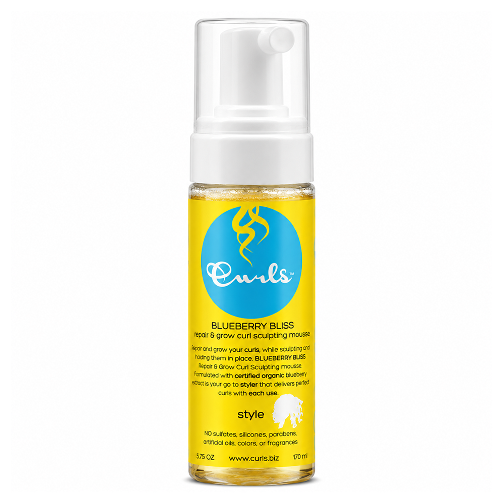 Curls Blueberry Bliss Repair and Grow Curls Sculpting Mousse 170ml-Styling Mousse-Beauty and hair supply