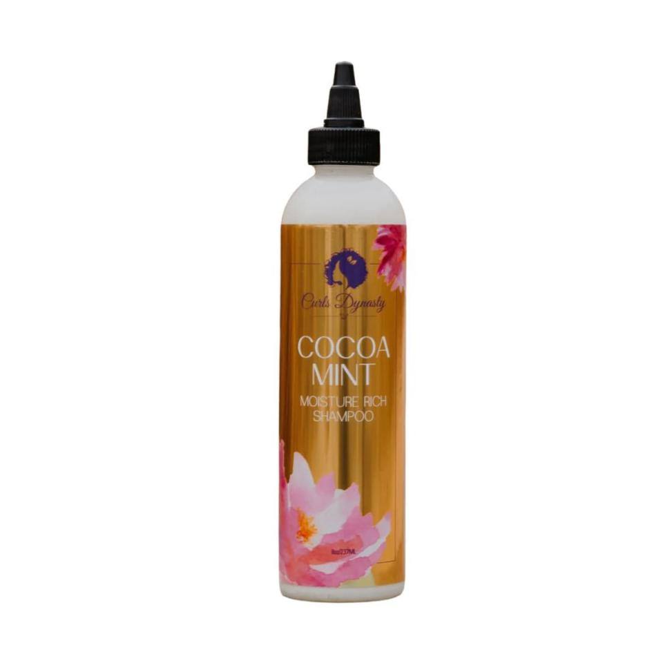 Curls Dynasty Cocoa Mint Moisture Rich Shampoo 237ml-Moisturizing Shampoo-Beauty and hair supply