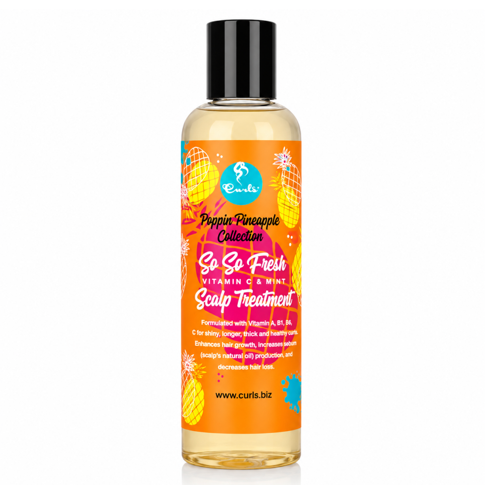 Curls Poppin Pineapple So So Fresh Vitamin C + Mint Scalp Treatment 118ml-Scalp Treatment-Beauty and hair supply