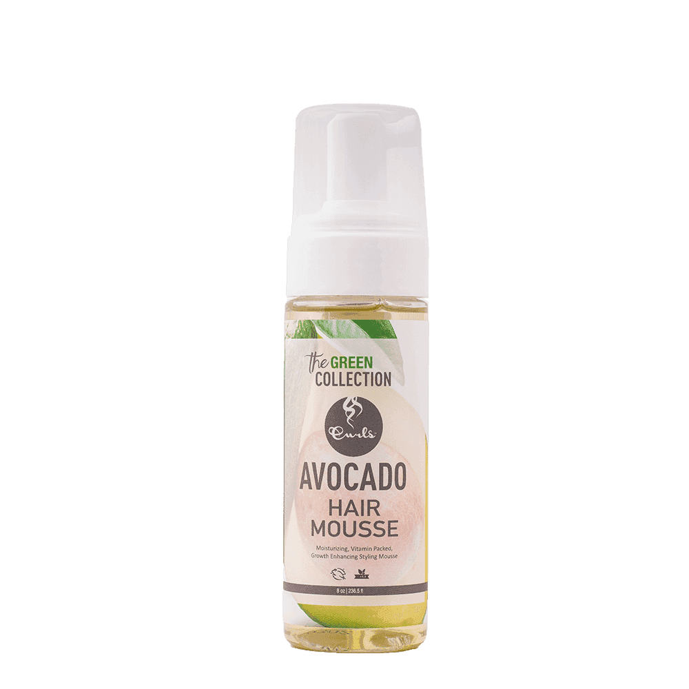 Curls The Green Collection Avocado Hair Mousse 236ml-Styling Mousse-Beauty and hair supply