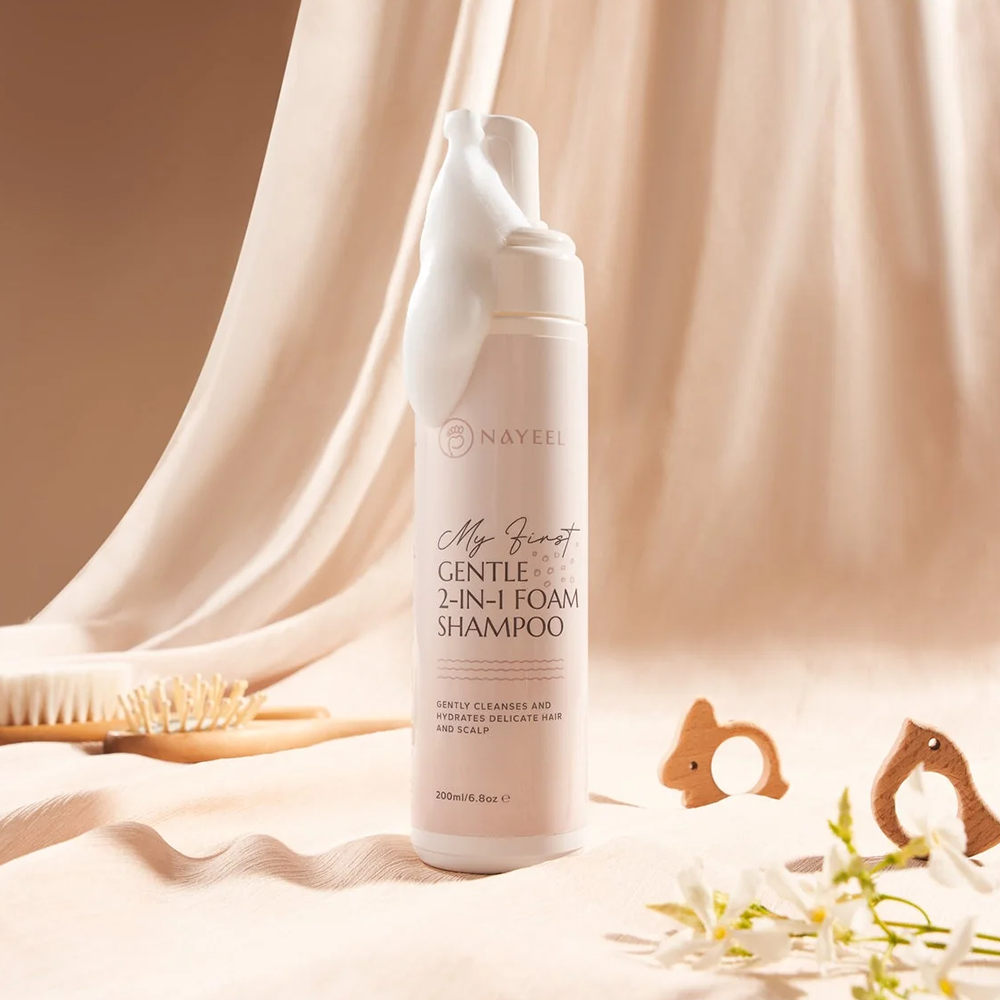 Curly Secret Nayeel - My First Gentle 2-in-1 Foam Shampoo 200ml-Gentle Shampoo-Beauty and hair supply
