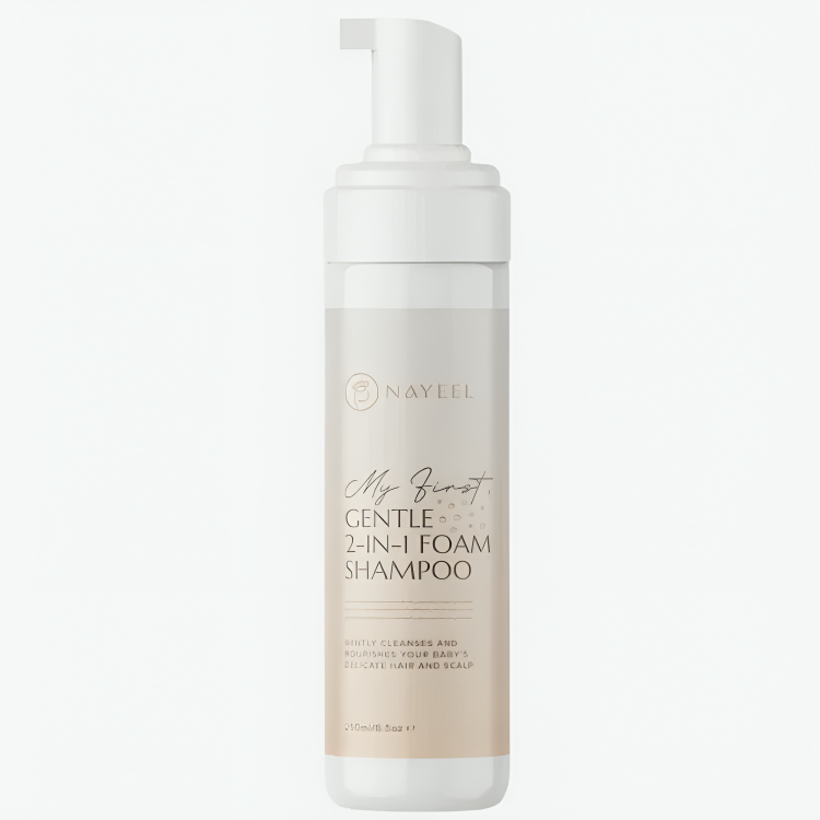 Curly Secret Nayeel - My First Gentle 2-in-1 Foam Shampoo 200ml-Gentle Shampoo-Beauty and hair supply