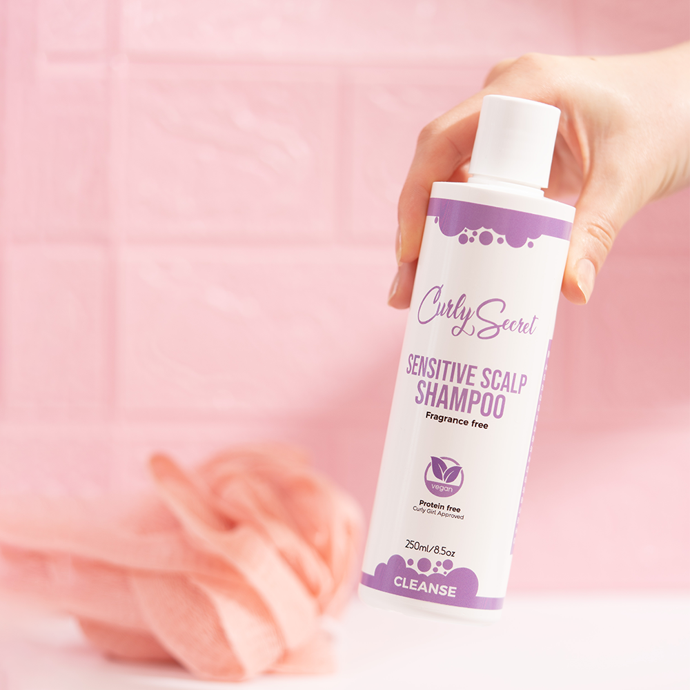 Curly Secret Sensitive Scalp Fragrance free Shampoo 250ml-Gentle Shampoo-Beauty and hair supply