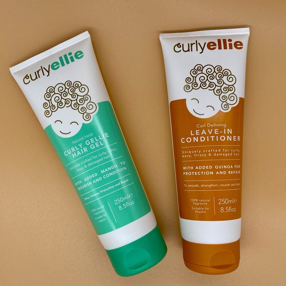 CurlyEllie Gellie Natural Hold Hair Gel-Gel-Beauty and hair supply