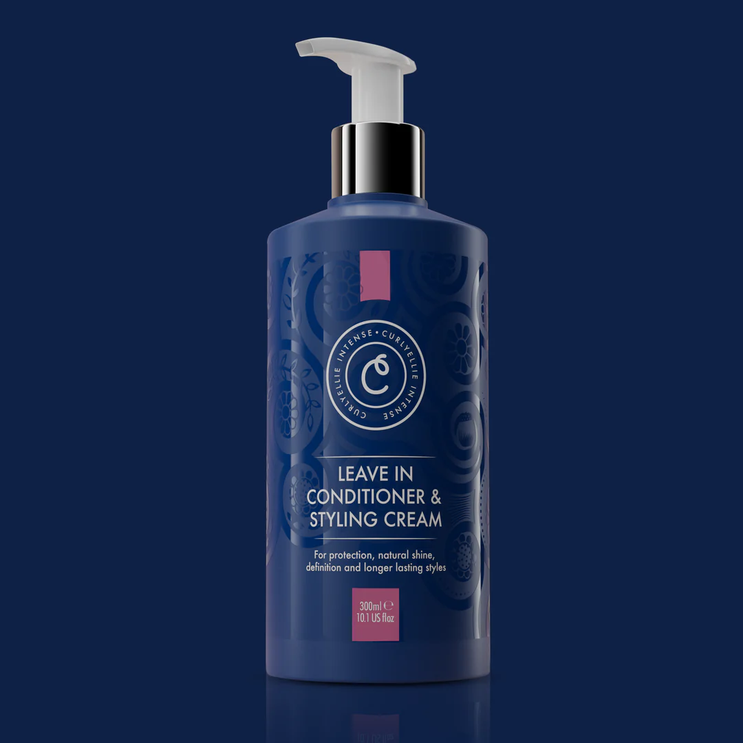 CurlyEllie Intense Leave-In Conditioner &amp; Styling Cream 300ml-Leave-in Conditioner-Beauty and hair supply